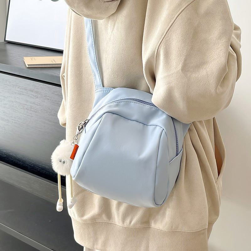 Solid Color Shoulder Bag New Women's Fashionable Small Bag