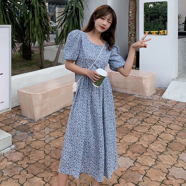 Retro floral summer dress