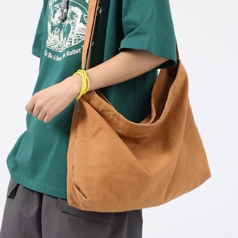 Retro Canvas Crossbody Bag