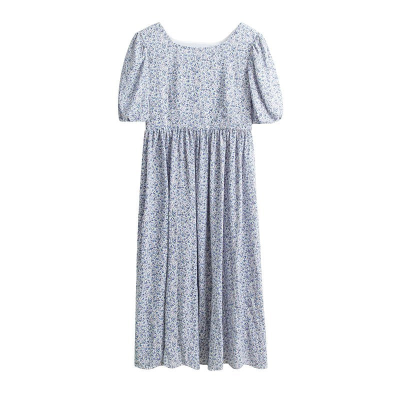 Retro floral summer dress