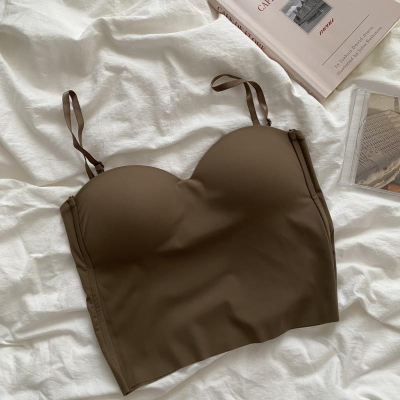 Women's silk sports bra top