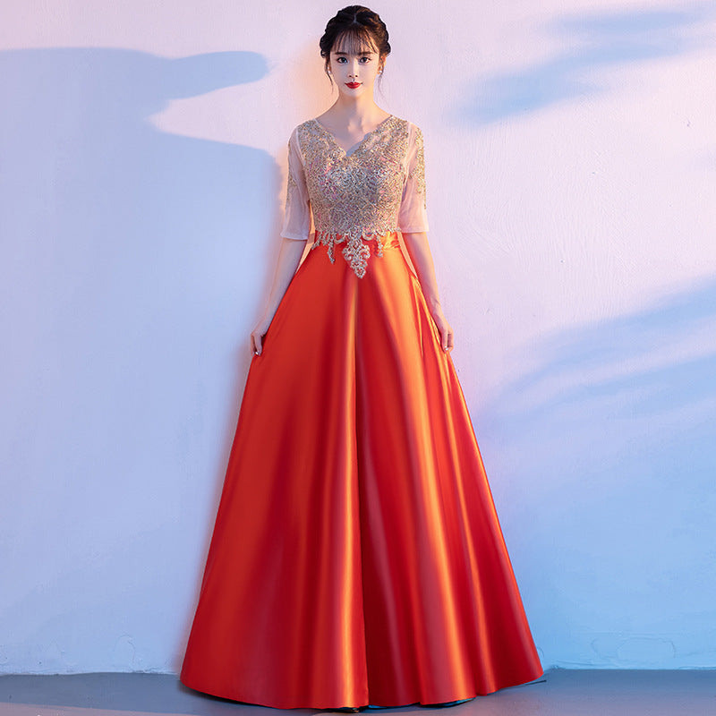Choir conductor evening dress