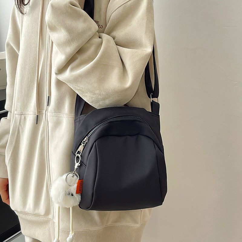 Solid Color Shoulder Bag New Women's Fashionable Small Bag