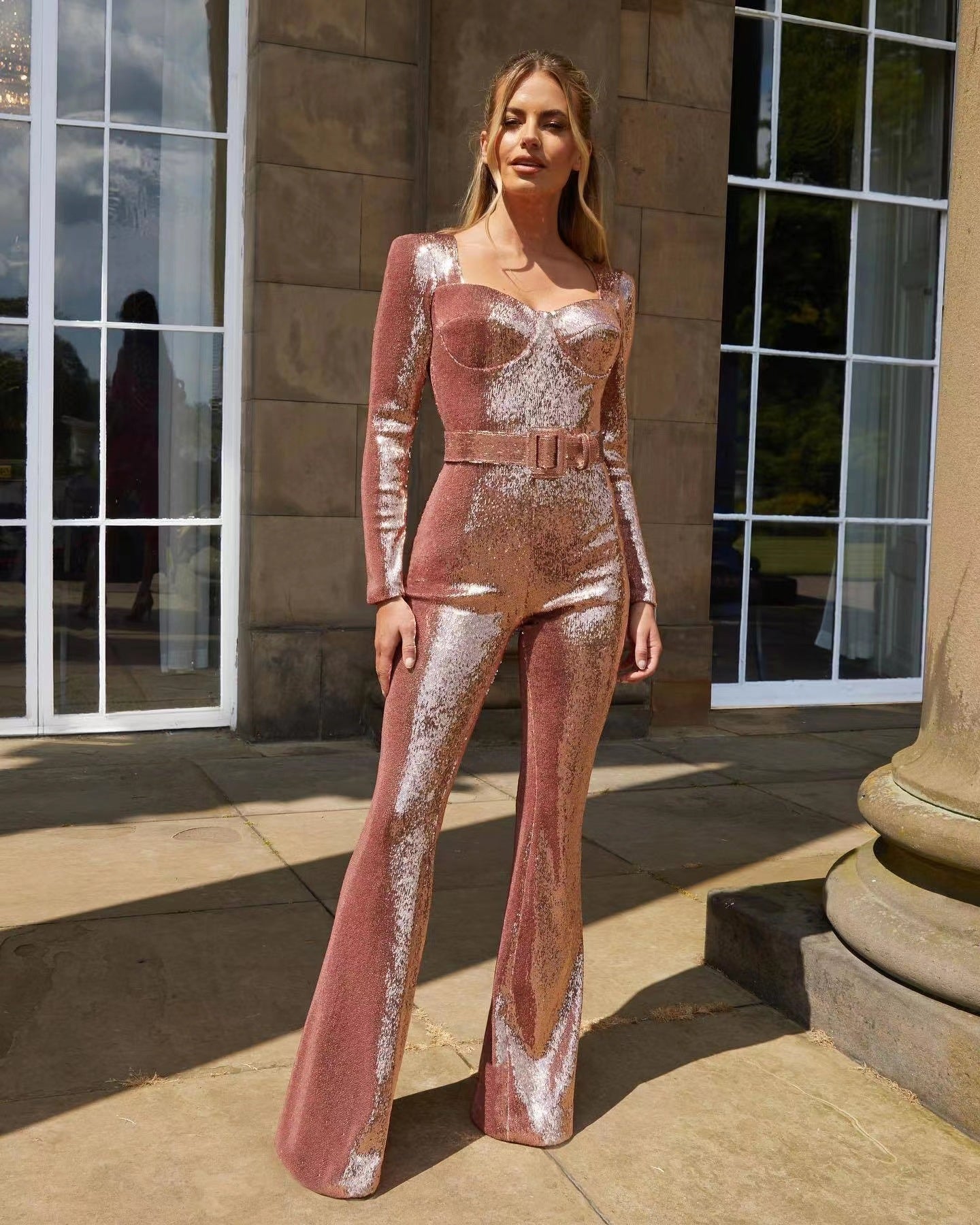 Sequined jumpsuit