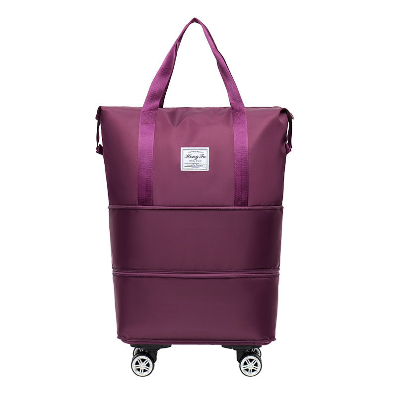 Folding handle bag