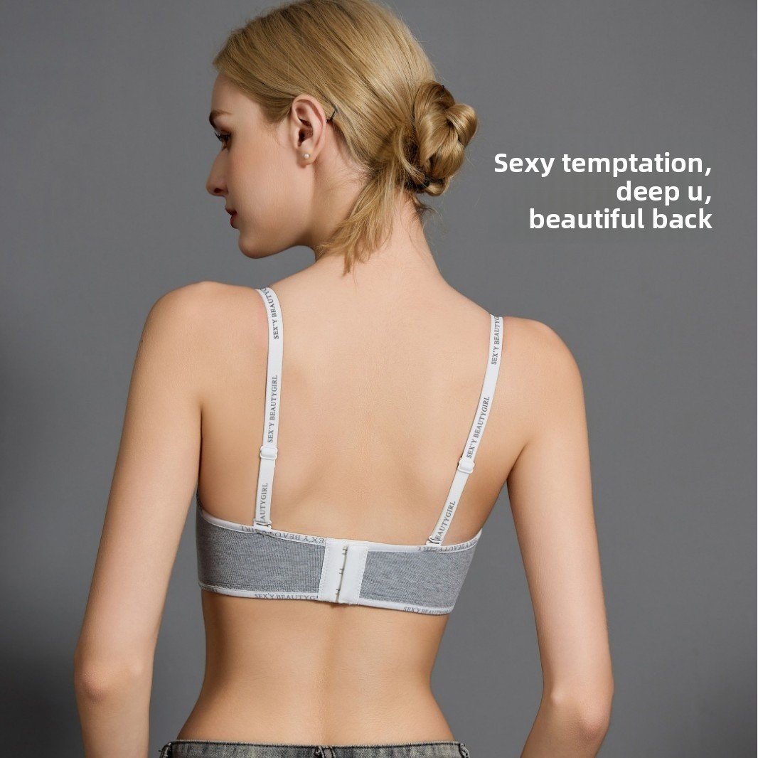 Seamless lift bra