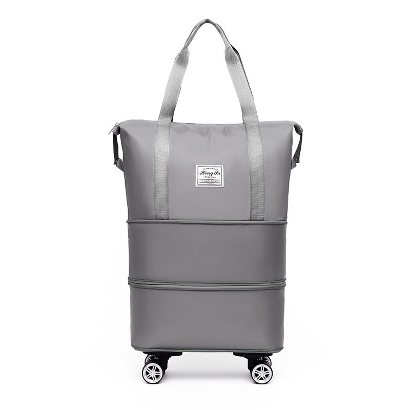 Folding handle bag