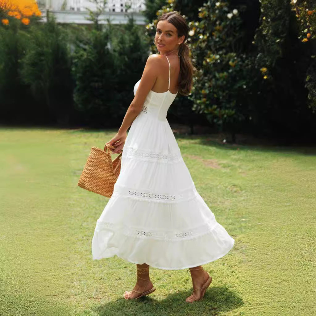 Braided lace dress
