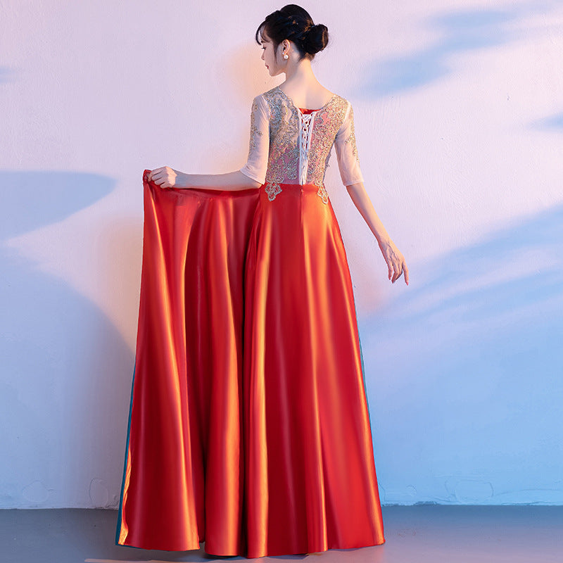 Choir conductor evening dress