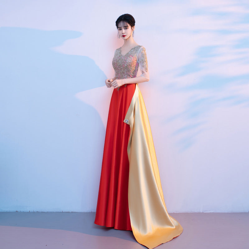 Choir conductor evening dress