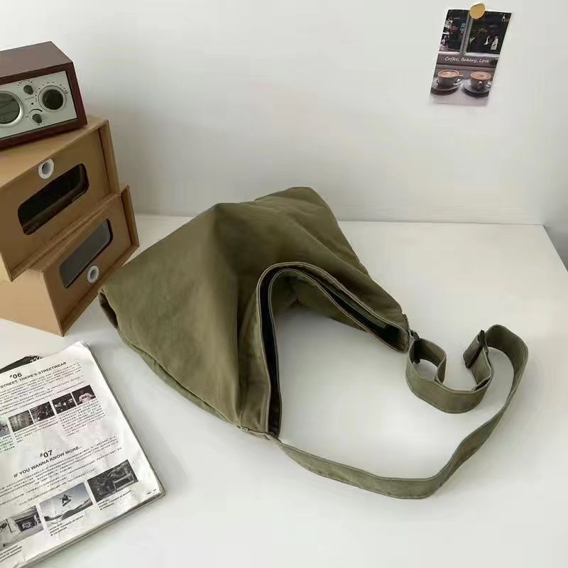 Retro Canvas Crossbody Bag