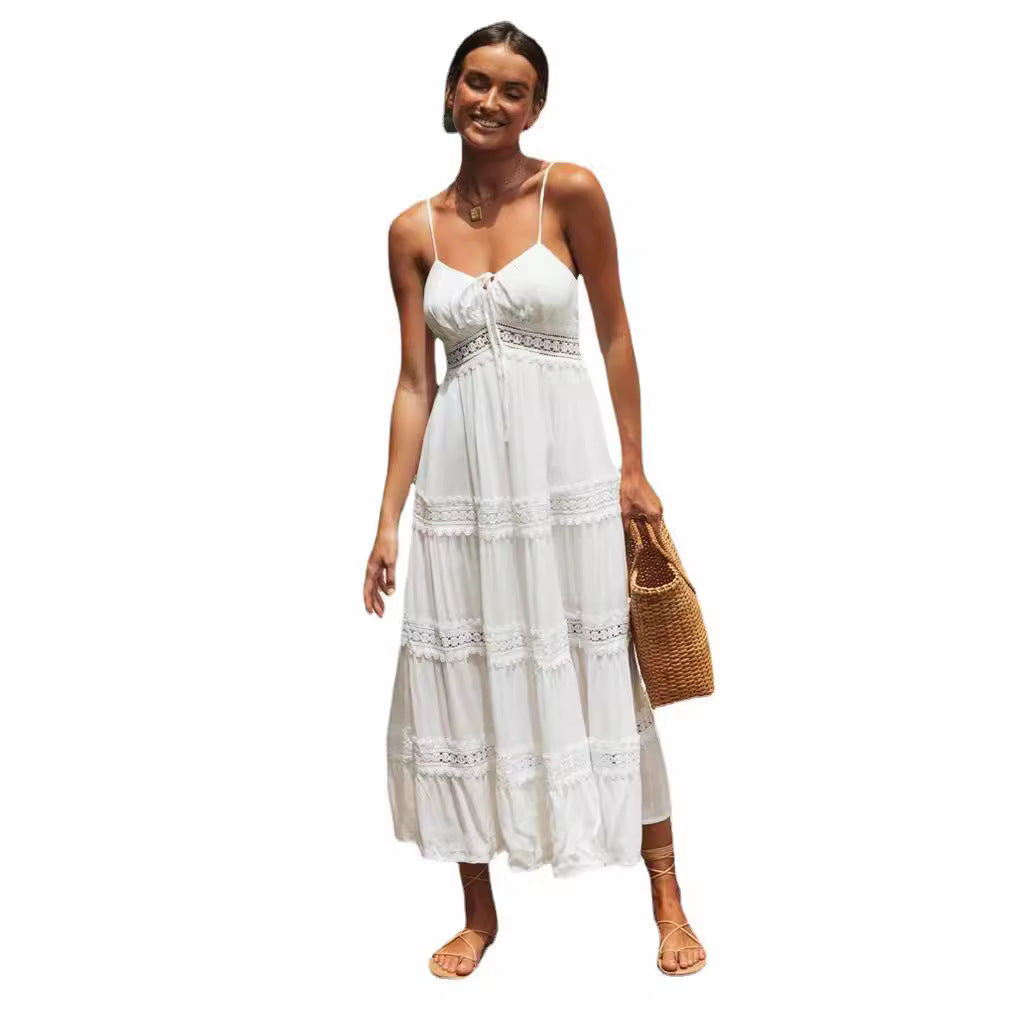 Braided lace dress