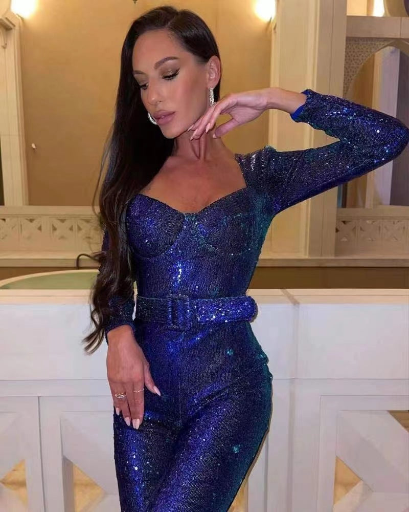 Sequined jumpsuit