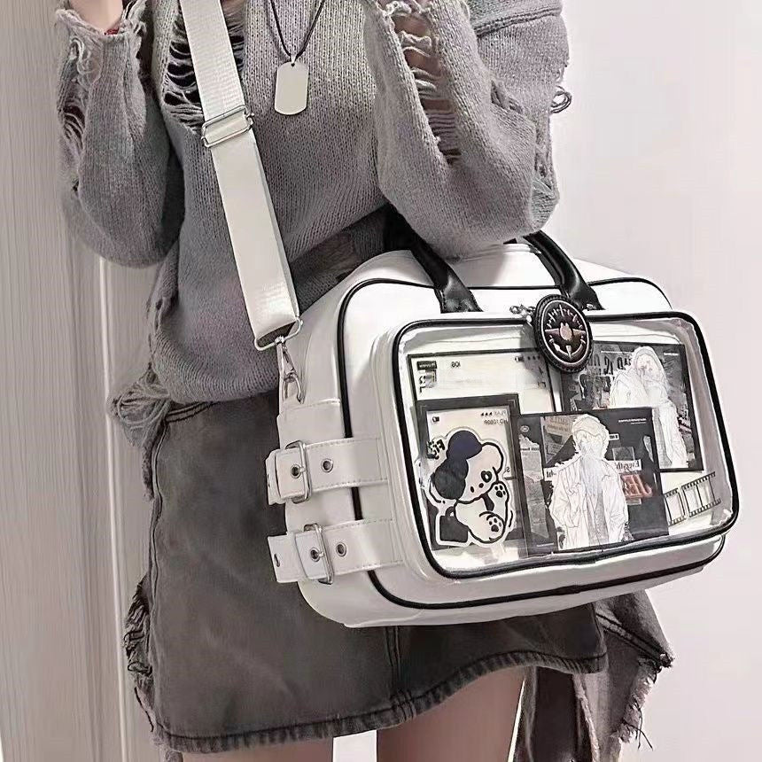 Large-capacity single-shoulder crossbody bag
