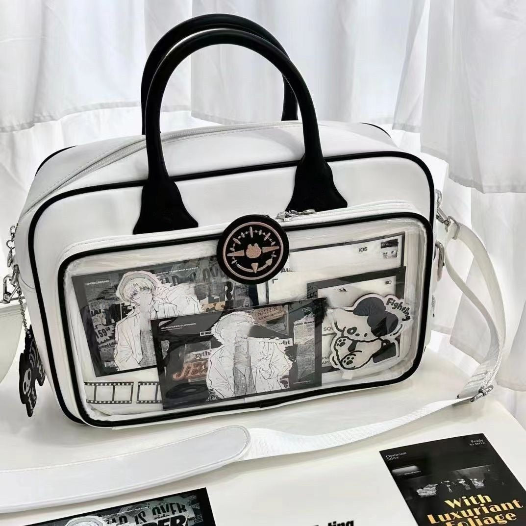 Large-capacity single-shoulder crossbody bag