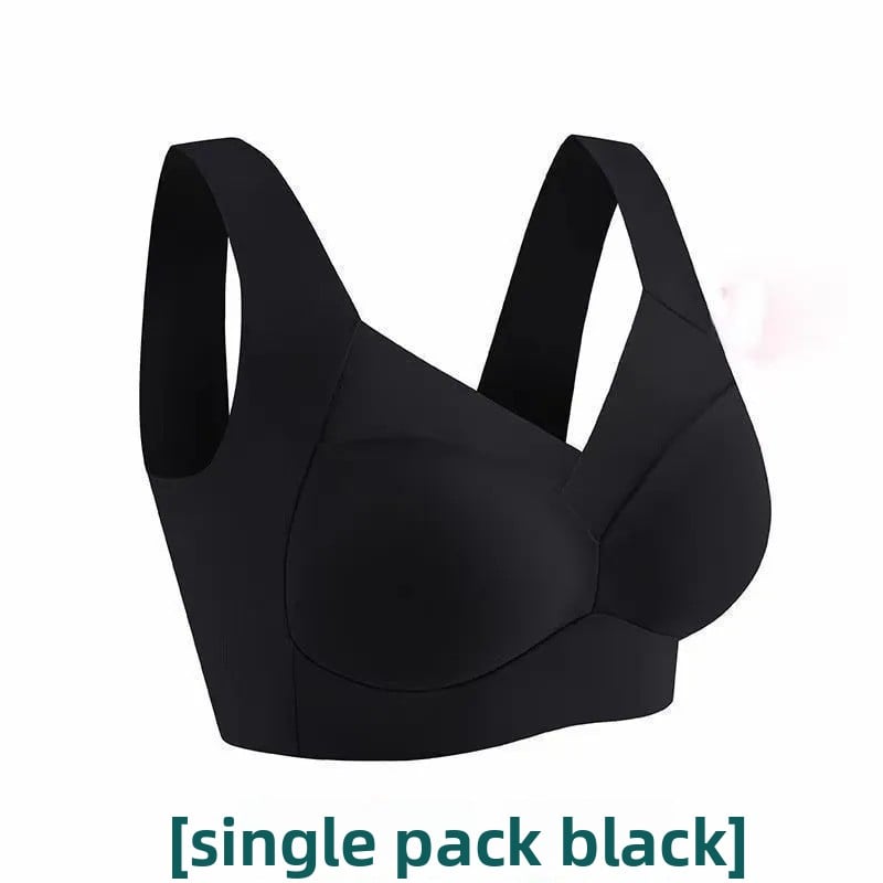 Plus Size Seamless Push-up Sports Bra for Women