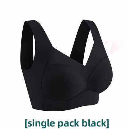 Plus Size Seamless Push-up Sports Bra for Women