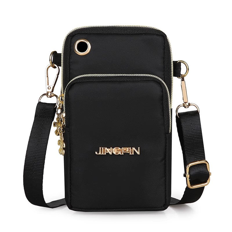 Three-Layer Mobile Phone Cross-Body Bag
