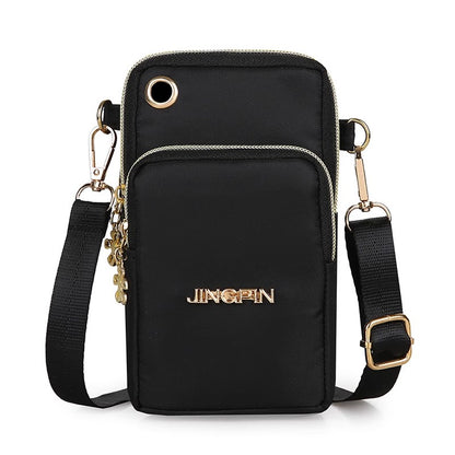 Three-Layer Mobile Phone Cross-Body Bag