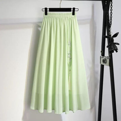 Green Han dress for women's wear