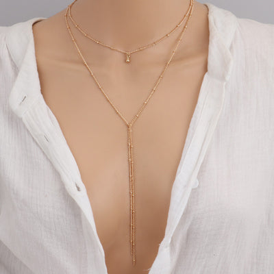 Simple necklace retro clavicle necklace by Glamytek