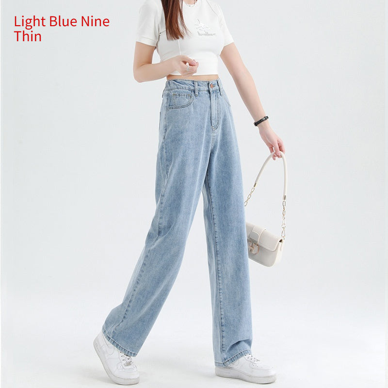 Summer Thin Elastic Waisted Jeans For Women by Glamytek