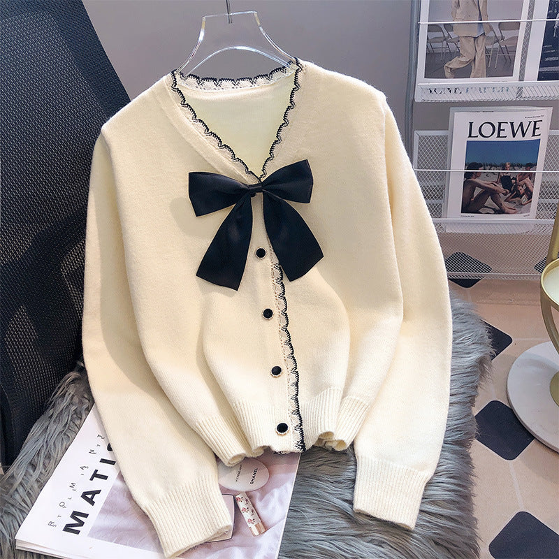 Women's Lace Knitted Cardigan