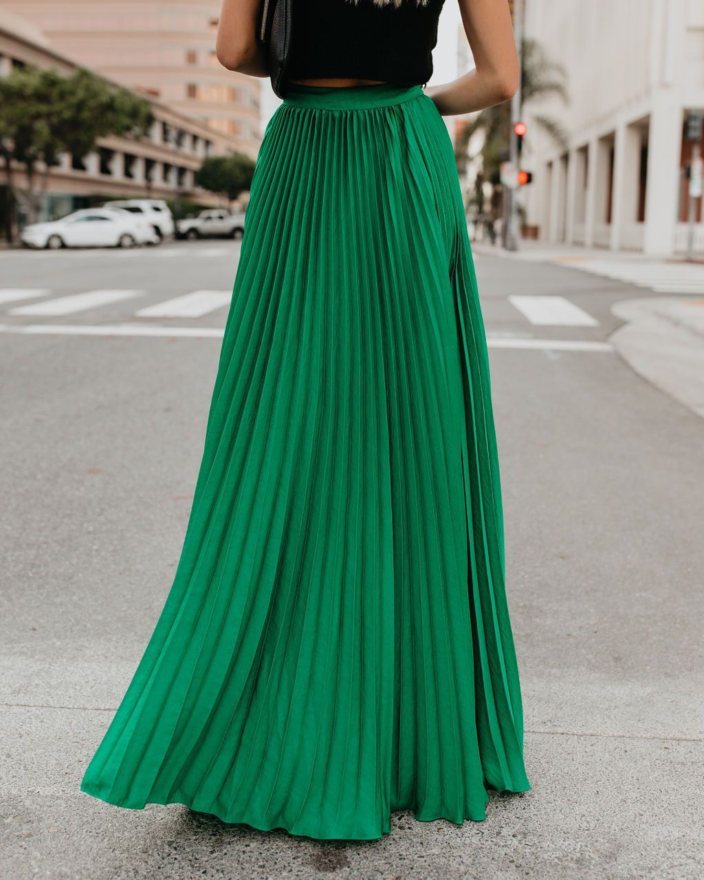 Women Fashion Casual Skirt Girls High Waist Long Skirts by Glamytek
