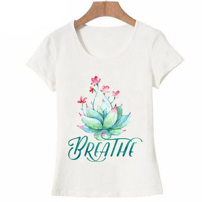 New Women T-shirts Casual Harajuku Buddha Mandala Lotus by Glamytek