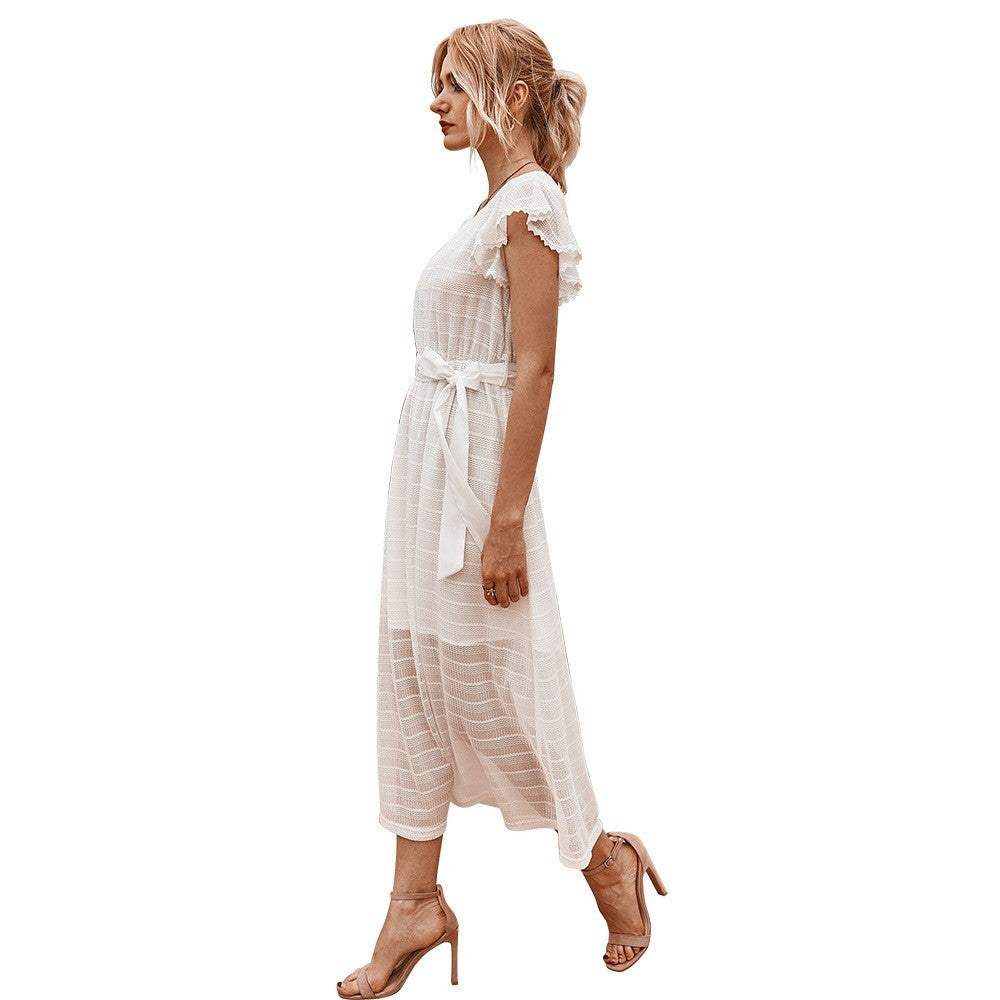 French retro dress summer