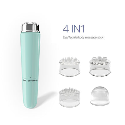 4 In 1 Electric Facial Massager Micro Vibration Eye Beauty Instrument For Relax Eye Dark Circles Eye Bags Puffiness Eye Massage by Glamytek