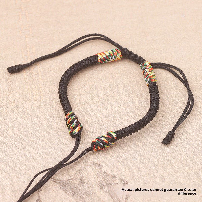 Gold wire diamond knot bracelet