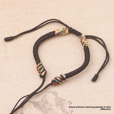 Gold wire diamond knot bracelet