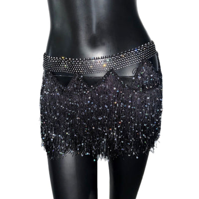 Sexy Costume Tassel Mini Nightclub Music Festival Hot Girl Skirt by Glamytek
