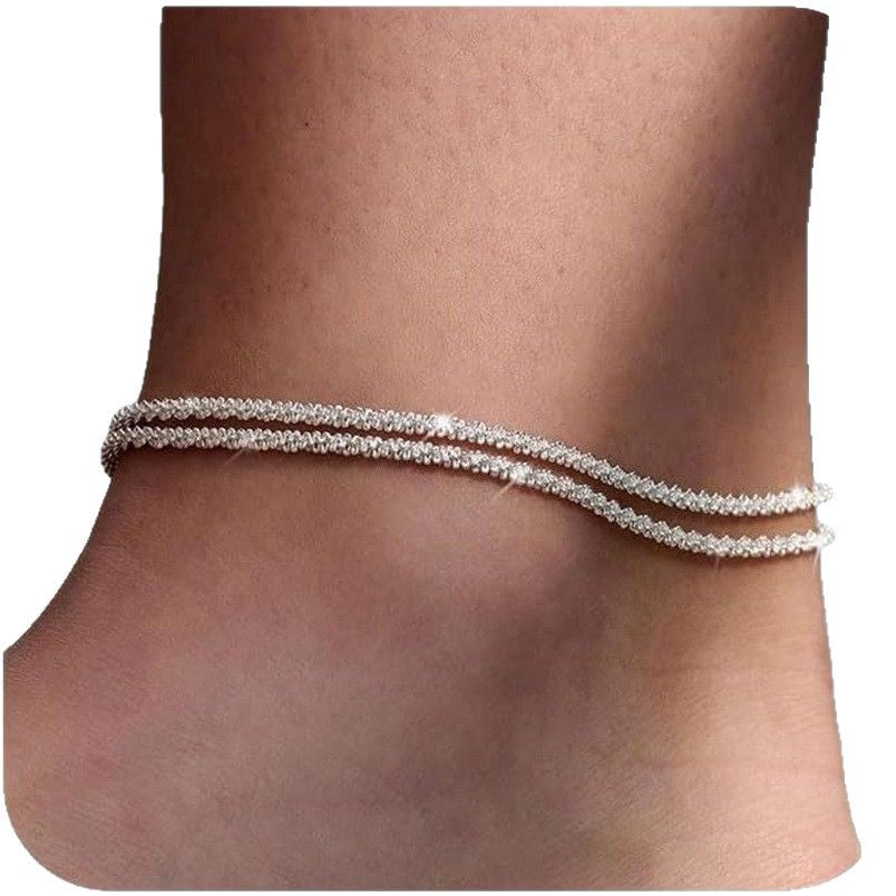 Trendy Hip-Hop Cuban Chain Anklet