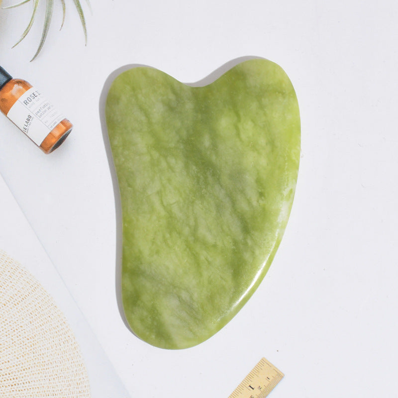 Green Phoenix Jade Gua Sha Massage Board Face Care by Glamytek