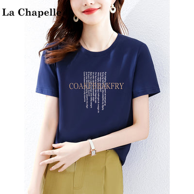 Pure cotton long-sleeved short-sleeved t-shirt for women by Glamytek