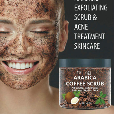 Coffee Body Scrub Exfoliating Scrub by Glamytek