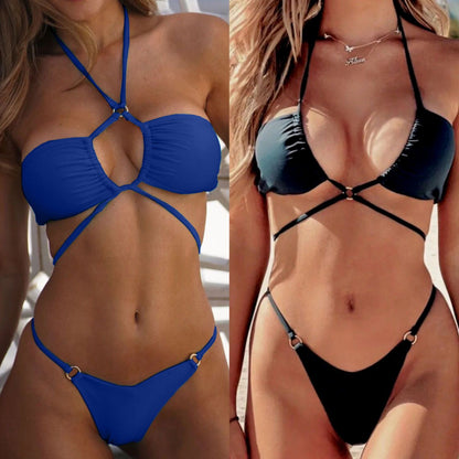 Sexy double-sided bikini two-piece swimsuit