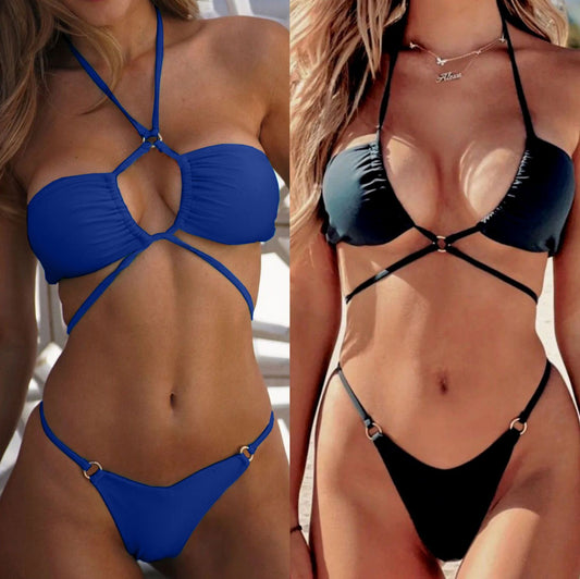 Sexy double-sided bikini two-piece swimsuit
