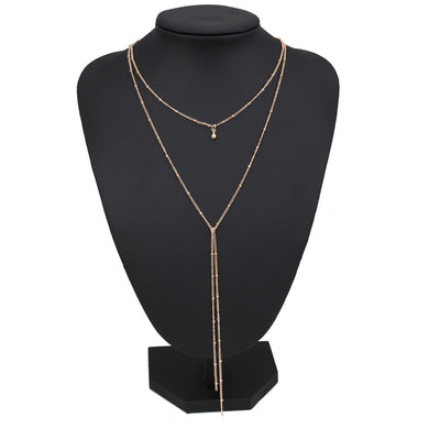Simple necklace retro clavicle necklace by Glamytek