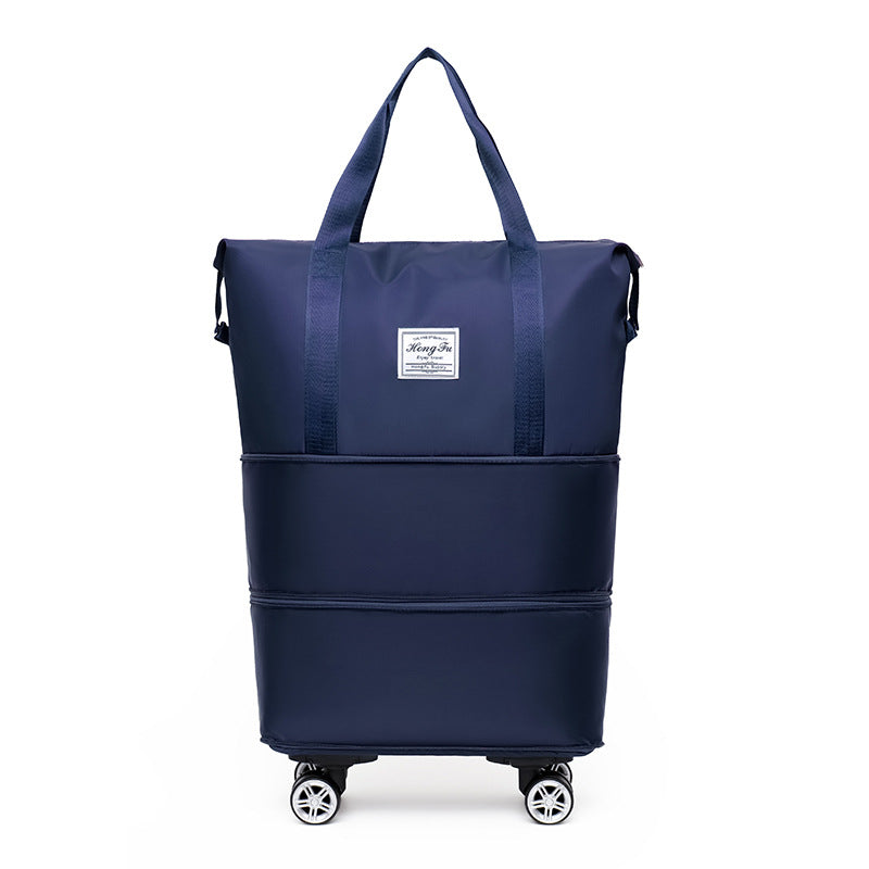 Folding handle bag