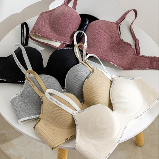 Seamless lift bra