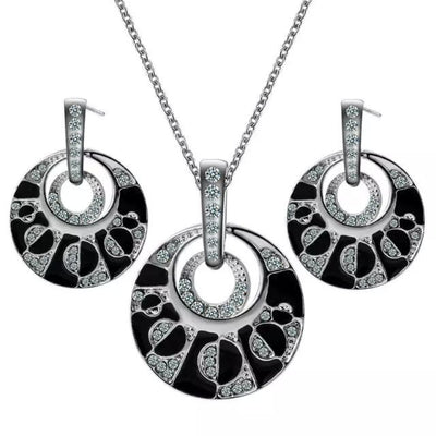 Crystal jewelry set by Glamytek