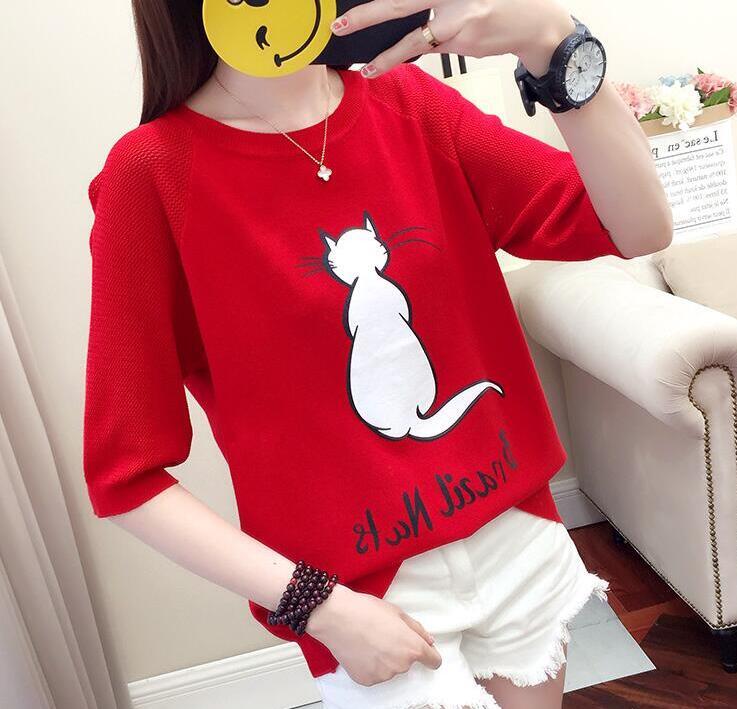 Cute Cat Tshirt by Glamytek