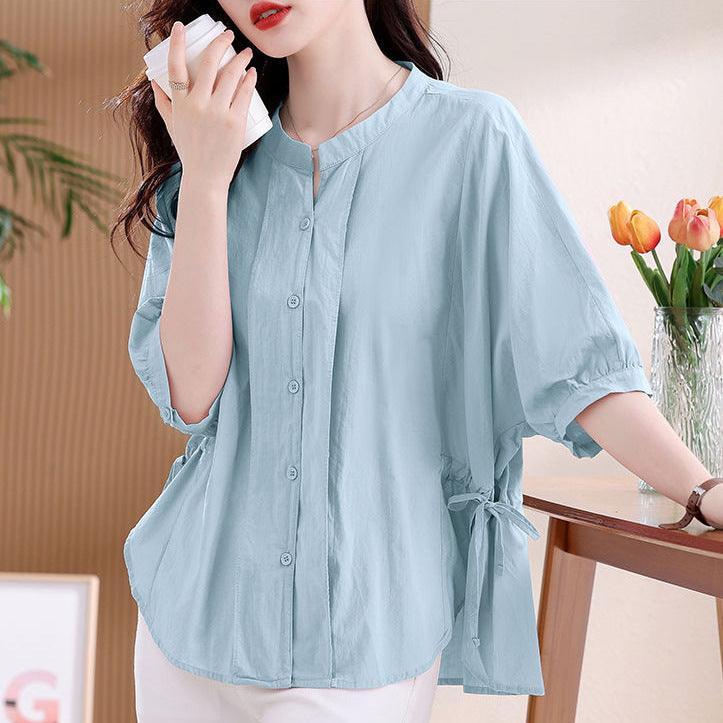 Women's Cotton Shirt Spring And Autumn by Glamytek