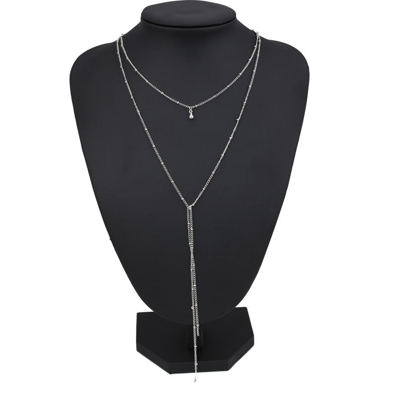 Simple necklace retro clavicle necklace by Glamytek