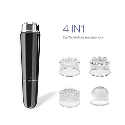 4 In 1 Electric Facial Massager Micro Vibration Eye Beauty Instrument For Relax Eye Dark Circles Eye Bags Puffiness Eye Massage by Glamytek
