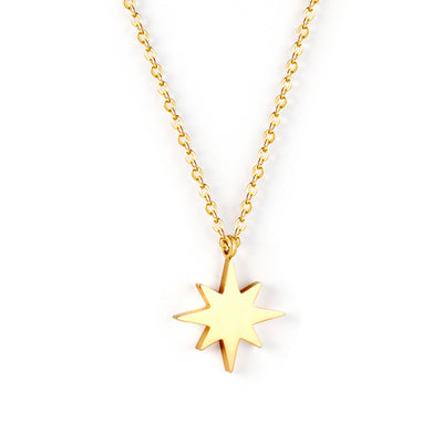 Electroplated stainless steel necklace