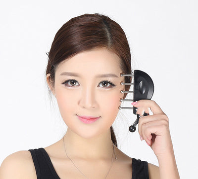 Non-marking Gua Sha Shampoo Black Fish Five Nail Massage Comb by Glamytek